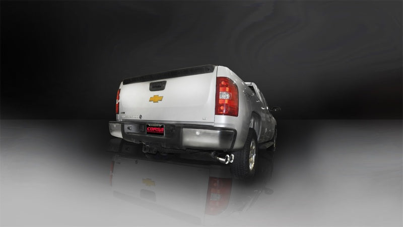 Corsa 11-13 Chevrolet Silverado Crew Cab/Short Bed 1500 6.2L V8 Polished Sport Cat-Back Exhaust