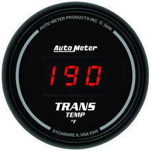 Load image into Gallery viewer, Autometer Z Series 52mm Black Digital 0-300 Deg F Transmission Temperature Gauge