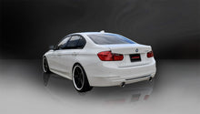 Load image into Gallery viewer, Corsa 12-14 BMW 335i Sedan RWD F30 3in Polished Touring Dual Rear Single 3.5in Tip Cat-Back Exhaust